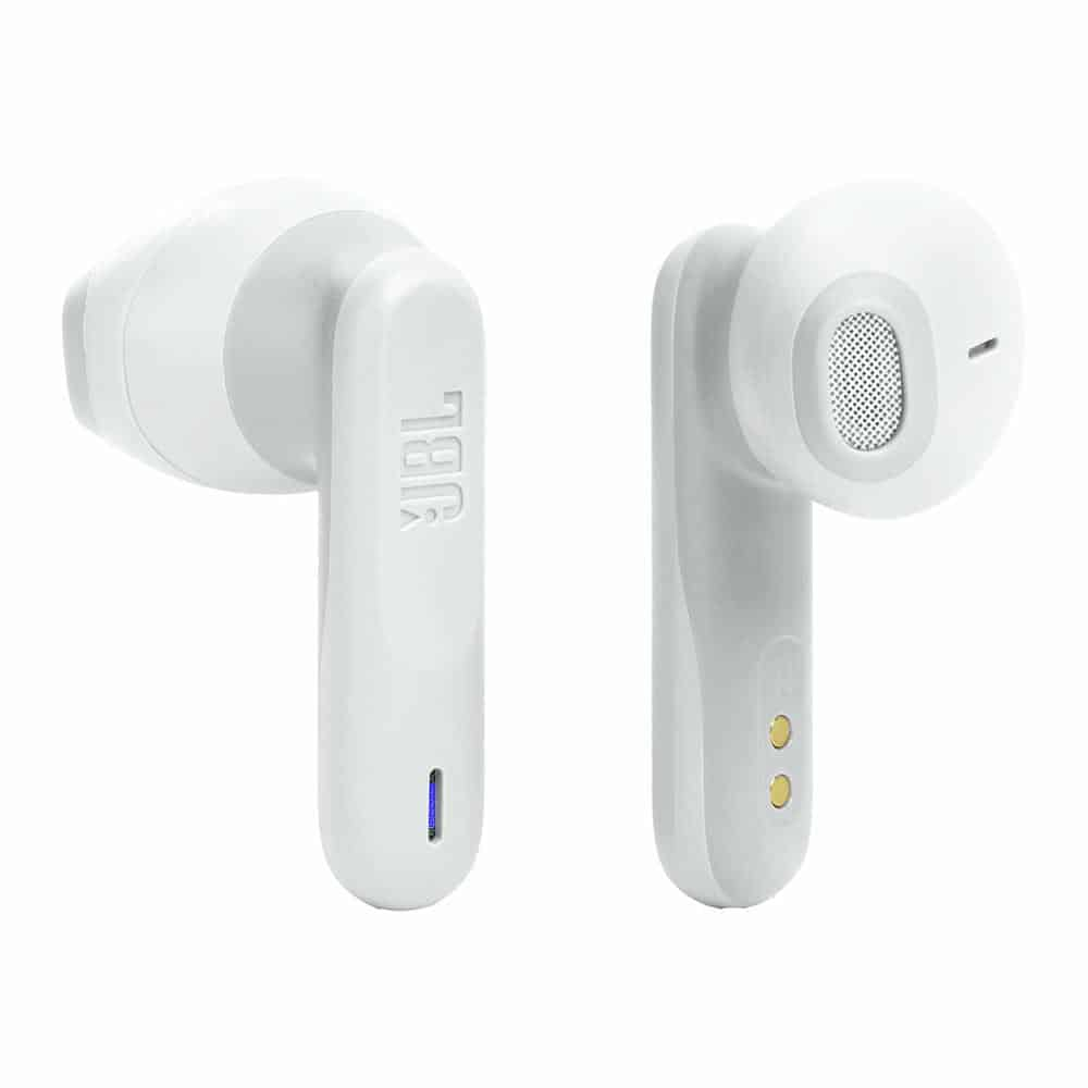 (image for) JBL Wave Flex True Wireless White Bluetooth Earbuds + Charging Case